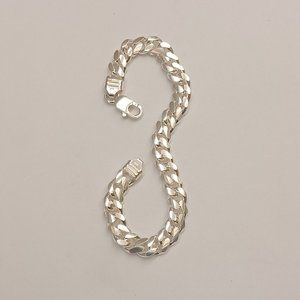 925 Sterling Silver Miami Cuban Men Bracelet